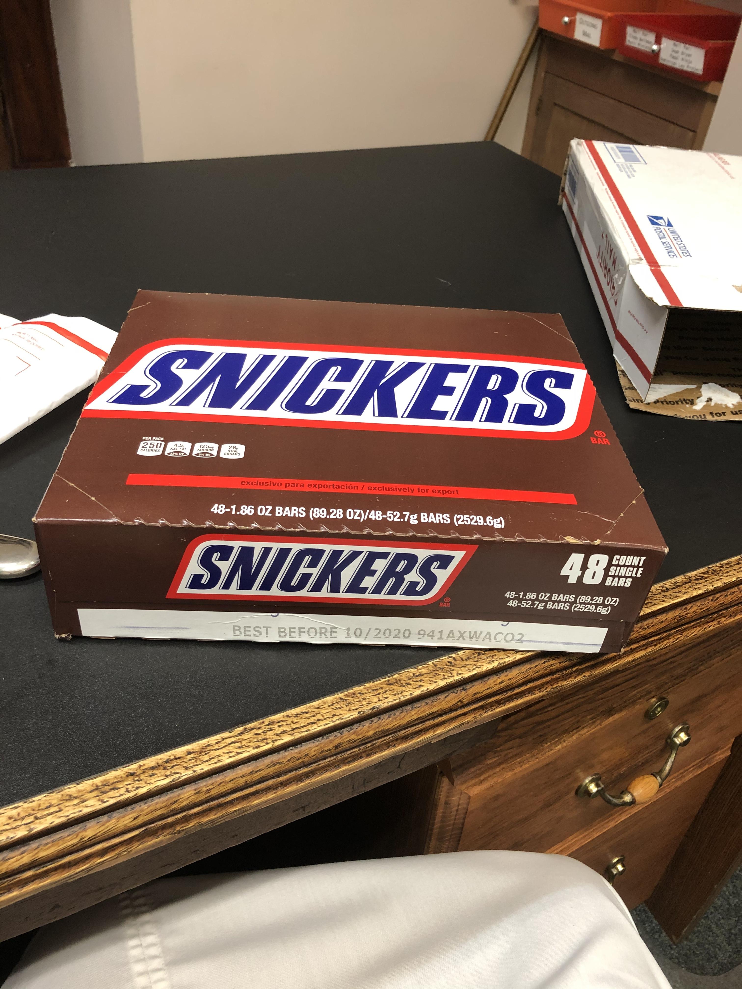 Snickers to the rescue!